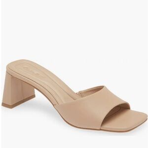 Open Edit Size 6 Beige Jaydin Slide Sandal With Heel